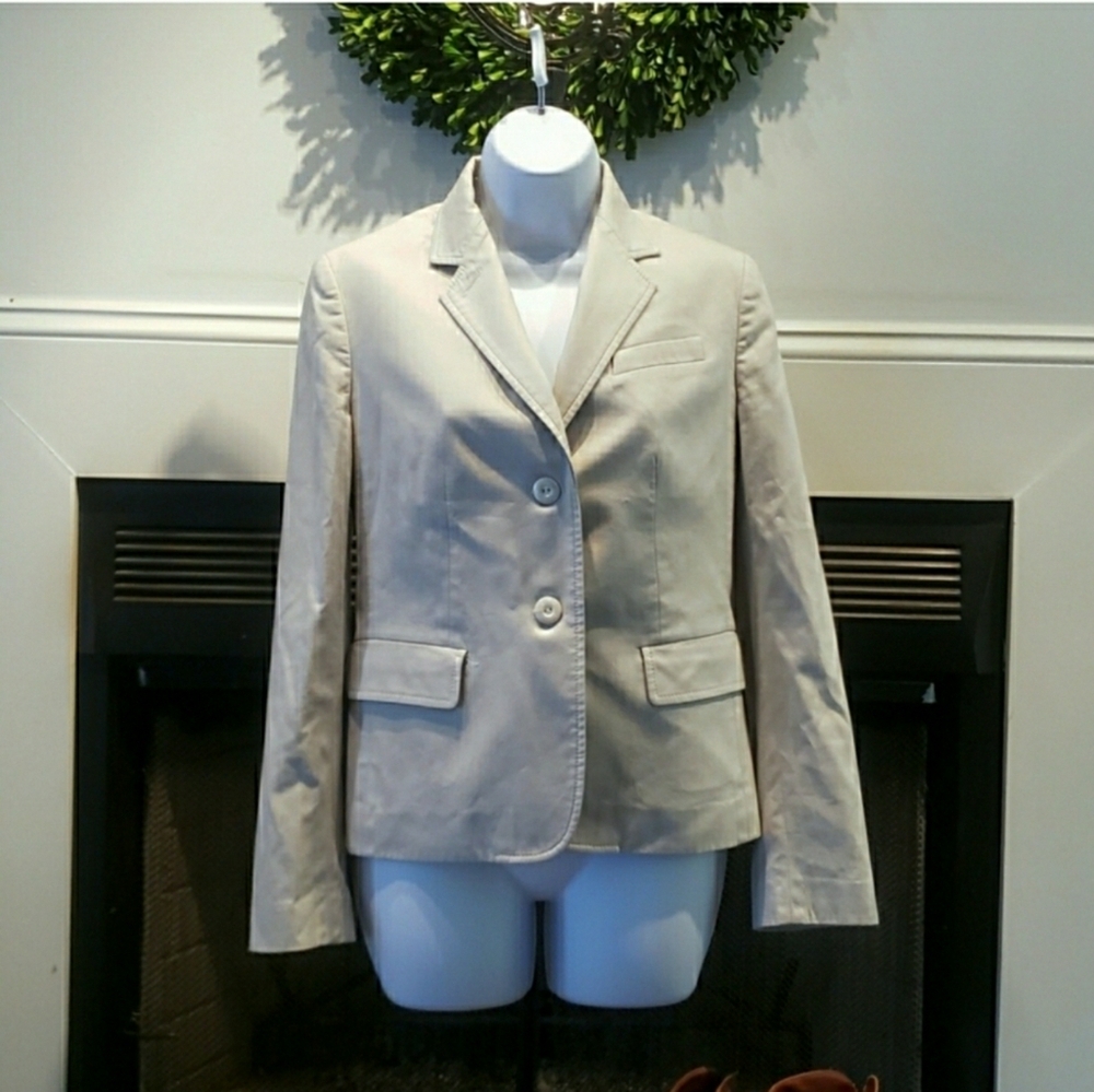 Talbots Khaki Blazer Suit Jacket